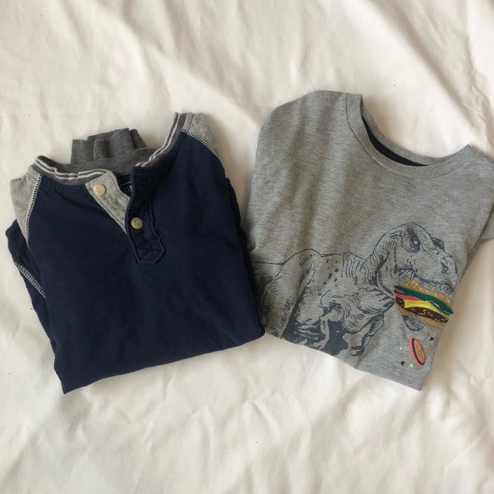 Boys Long Sleeve Gap Shirts